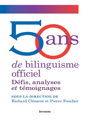 cover image of 50 ans de bilinguisme officiel